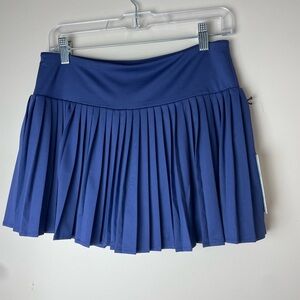 Laura Ashley Pleated Golf Tennis Skort Mini Skirt Women’s Medium Blue Pickleball